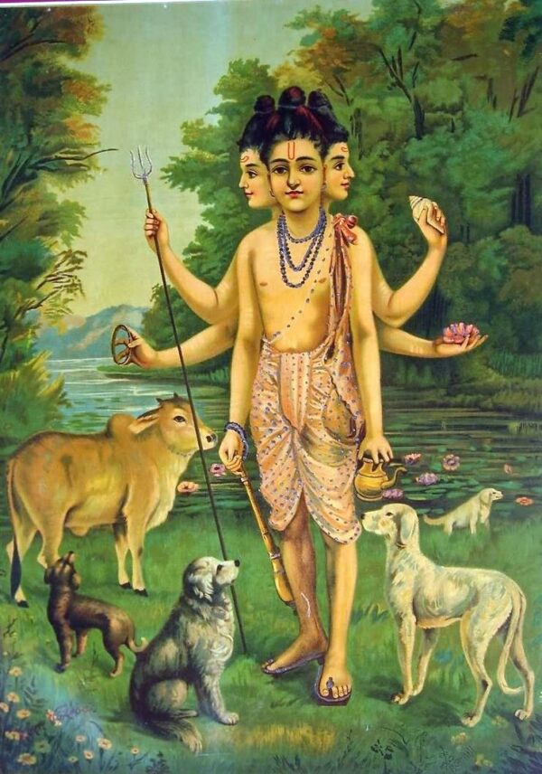 Dattatreya – Ravi Varmâ 70x105