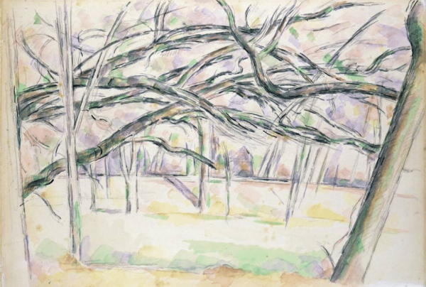 Der Obstgarten – Paul Cézanne Paul Cézanne 105x70