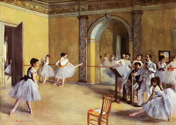 Das Tanzstudio in der Oper an der Rue Le Peletier – Edgar Degas Edgar Degas 105x70