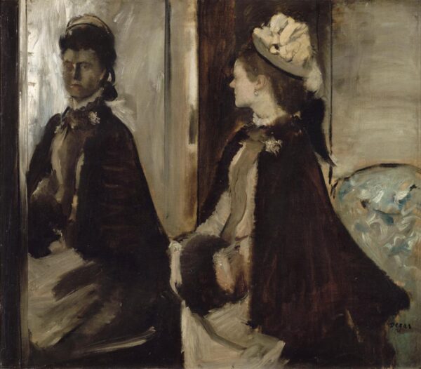 Madame Jeantaud am Spiegel – Edgar Degas Edgar Degas 70x70