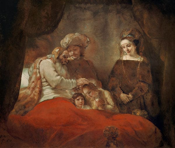 Die Jacob-Bitte – Rembrandt van Rijn Rembrandt van Rijn 85x75