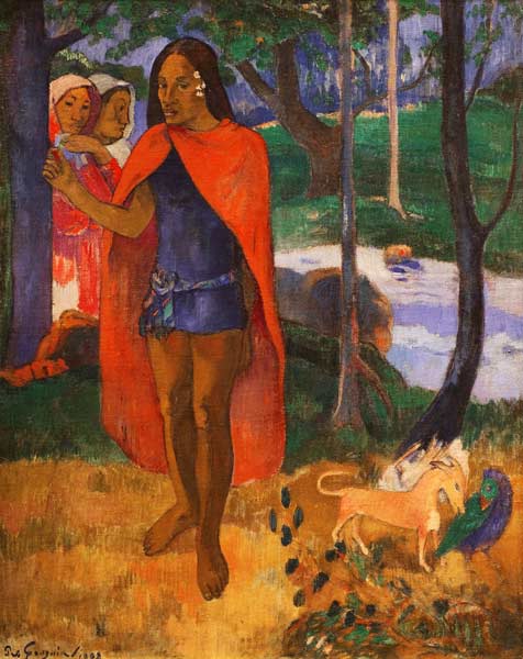 Der Magier von Hivaoa – Paul Gauguin Paul Gauguin 70x85