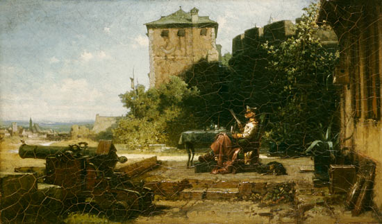 Der alte Festungskommandant – Carl Spitzweg Carl Spitzweg 120x70