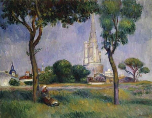 Der Pulverturm von La Rochelle – Pierre-Auguste Renoir Pierre-Auguste Renoir 85x75