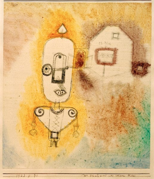 Der Wächter vor seinem Haus – Paul Klee Paul Klee 70x85