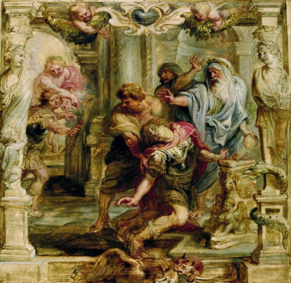 Die Todesnacht des Achilles – Peter Paul Rubens Peter Paul Rubens 70x70