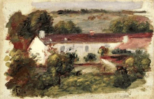 Haus in Essoyes – Pierre-Auguste Renoir Pierre-Auguste Renoir 105x70