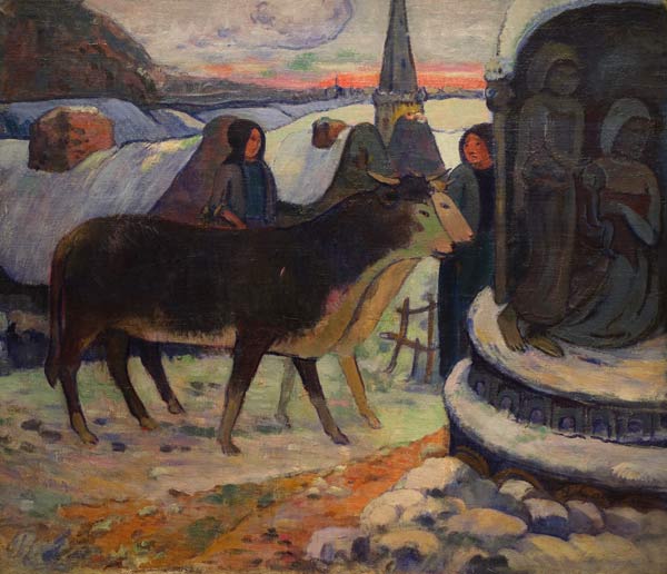 Die Weihnachtsnacht (Der Segen der Rinder) – Paul Gauguin Paul Gauguin 85x75