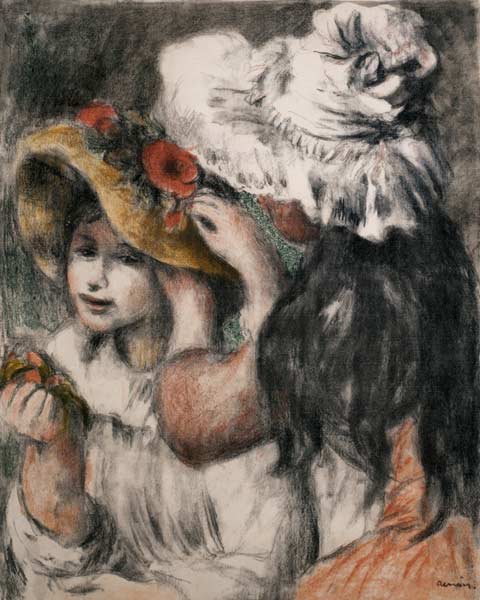 Der Hut mit Nadeln – Pierre-Auguste Renoir Pierre-Auguste Renoir 70x85