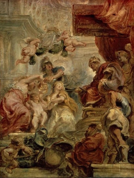 Die Vereinigung Großbritanniens – Peter Paul Rubens Peter Paul Rubens 70x85