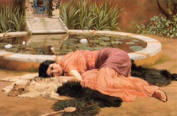 Süßes Nichtstun – John William Godward John William Godward 105x70