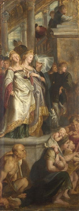 Drei weibliche Zeugen – Peter Paul Rubens Peter Paul Rubens 70x160