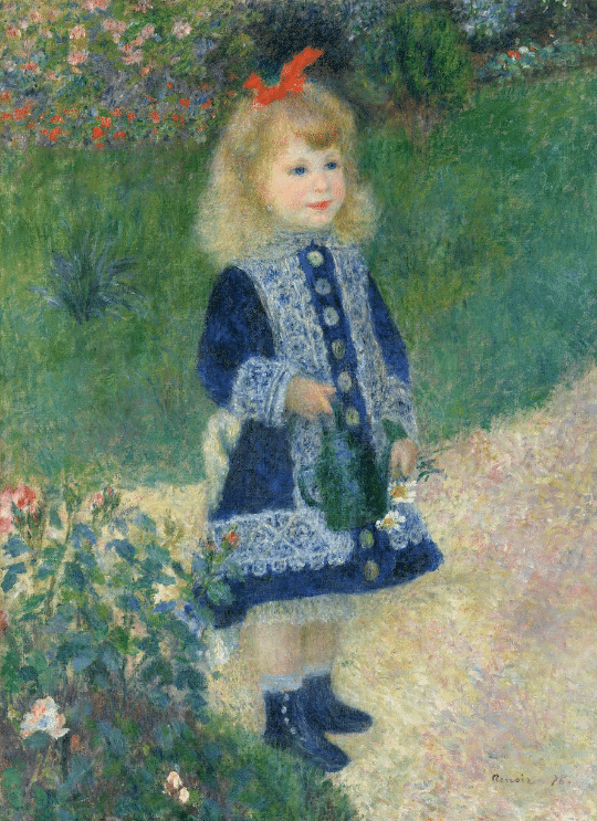 Das kleine Mädchen mit der Gießkanne – Pierre-Auguste Renoir Pierre-Auguste Renoir 70x105