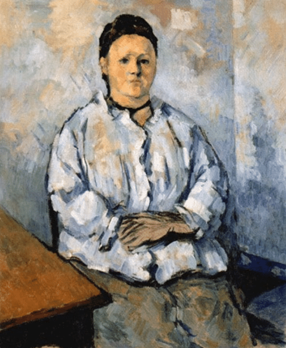 Madame Cézanne sitzend – Paul Cézanne Paul Cézanne 70x85