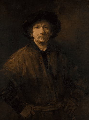 Selbstporträt – Rembrandt van Rijn Rembrandt van Rijn 70x85