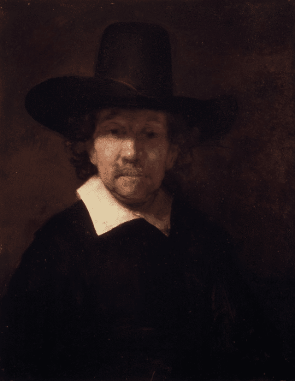 Porträt des Dichters Jeremias de Decker – Rembrandt van Rijn Rembrandt van Rijn 70x85