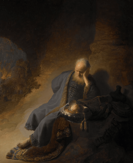 Klagelieder Jeremias über die Zerstörung Jerusalems – Rembrandt van Rijn Rembrandt van Rijn 70x85