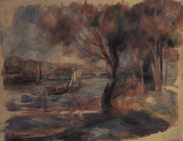 Seine in Argenteuil – Pierre-Auguste Renoir Pierre-Auguste Renoir 85x75