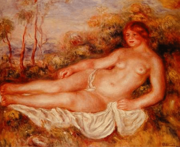 Die liegende Badende – Pierre-Auguste Renoir Pierre-Auguste Renoir 85x75