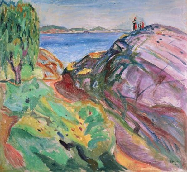 Der Sommer am Meer – Edvard Munch Edvard Munch 70x70