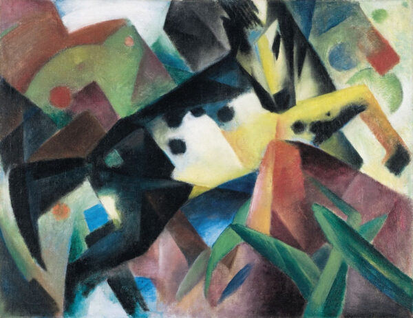 Springendes Pferd – Franz Marc Franz Marc 85x75