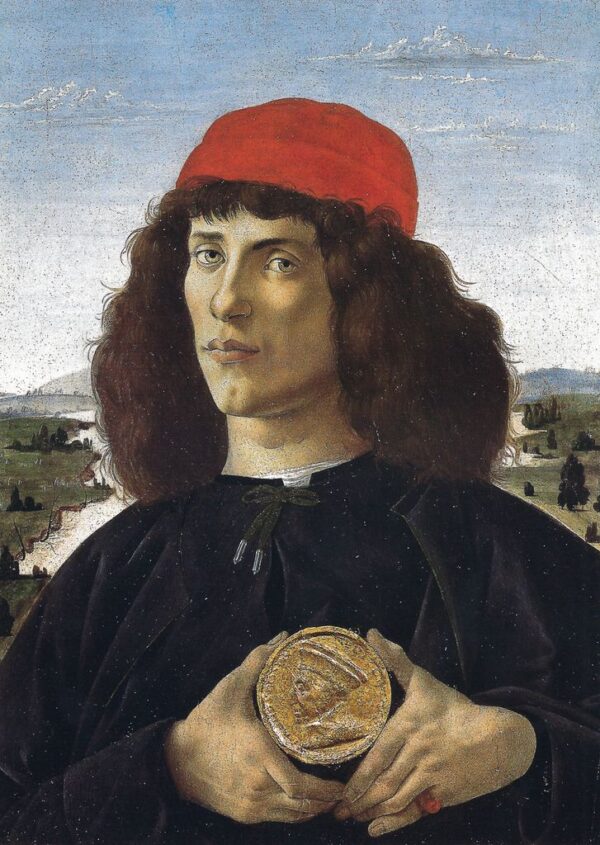 Porträt eines Fremden 1488 – Sandro Botticelli Sandro Botticelli 70x105