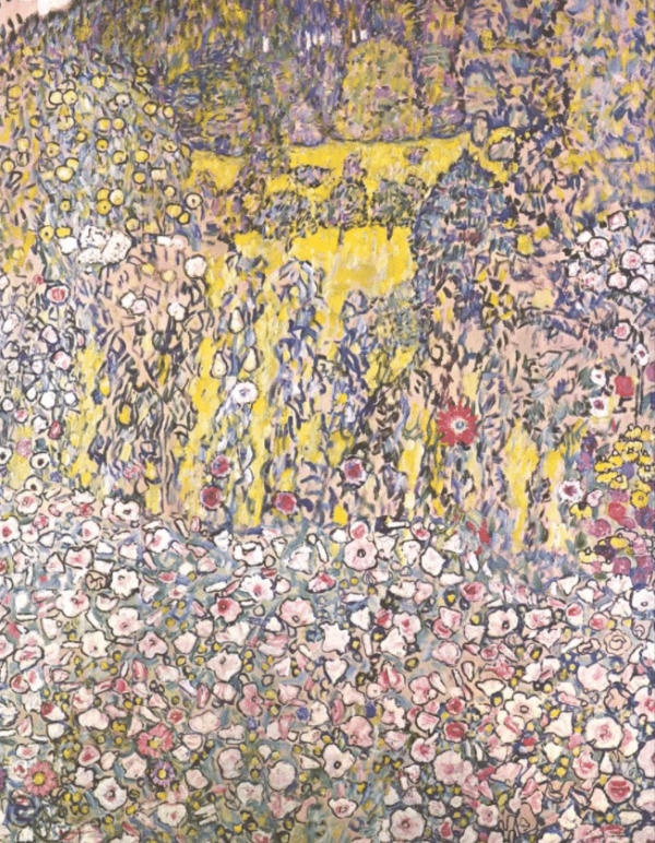 Landschaftsgarten mit Hügelgipfel – Gustav Klimt Gustav Klimt 70x85