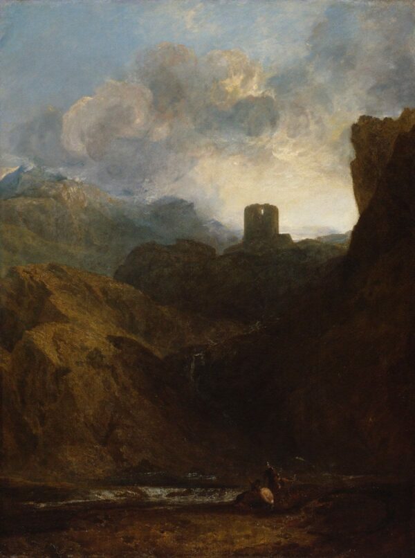 Château de Dolbadarn – William Turner J.M.W. Turner 70x85