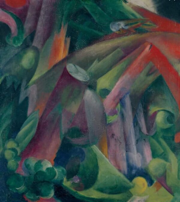 In einem Wald mit einem Vogel – Franz Marc Franz Marc 70x70