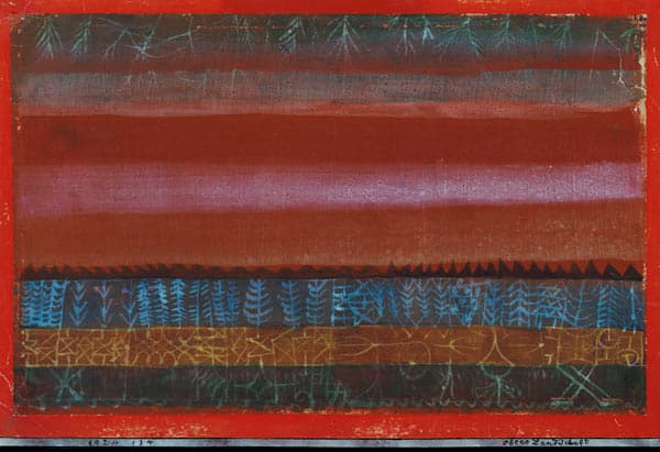 Flaches Landschaft, 1924 – Paul Klee Paul Klee 105x70