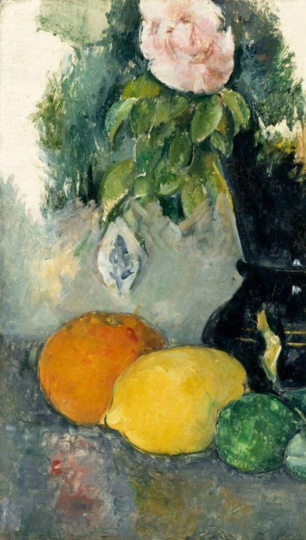 Blumen und Früchte, um 1880 – Paul Cézanne Paul Cézanne 70x120