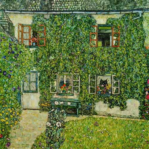 Waldhaus in Weissenbach am Attersee – Gustav Klimt Gustav Klimt 70x70