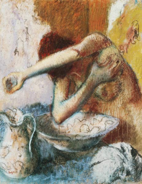 Junge Frau mit der Toilette – Edgar Degas Edgar Degas 70x85