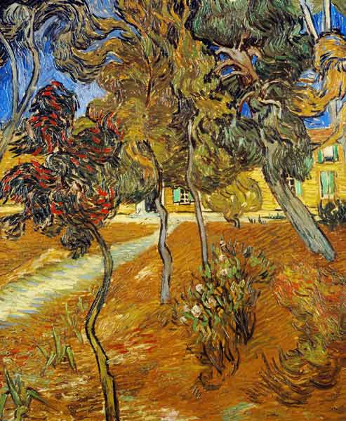 Garten des St. Paul Krankenhauses – Van Gogh Vincent Van Gogh 70x85