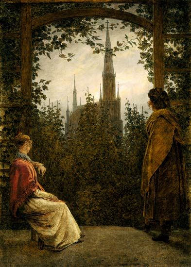 Gartenlaub – Caspar David Friedrich Caspar David Friedrich 70x105