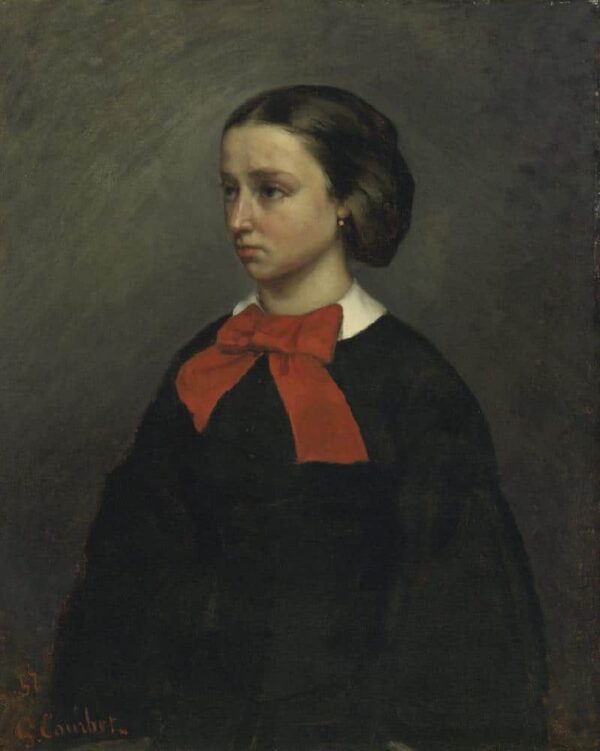 Porträt von Mademoiselle Jacquet – Gustave Courbet Gustave Courbet 70x85