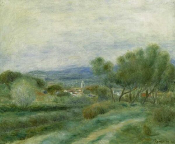 Landschaft in Grün (La Seyne) – Pierre-Auguste Renoir Pierre-Auguste Renoir 85x75