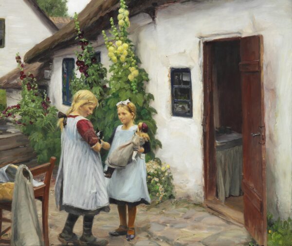 Hast du mein Kätzchen gesehen? – Hans Andersen Brendekilde Andersen Brendekilde 85x75