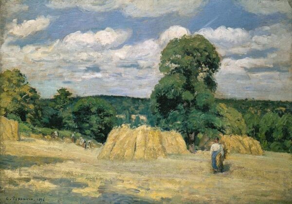 Ernte in Montfoucault – Camille Pissarro Camille Pissarro 105x70