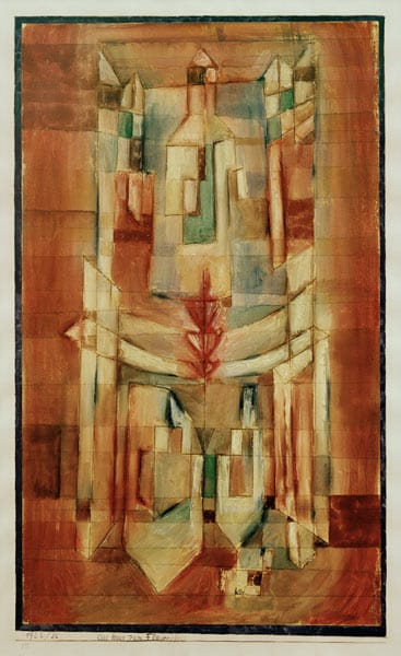 Das Haus mit dem fliegenden Pfeil – Paul Klee Paul Klee 70x105