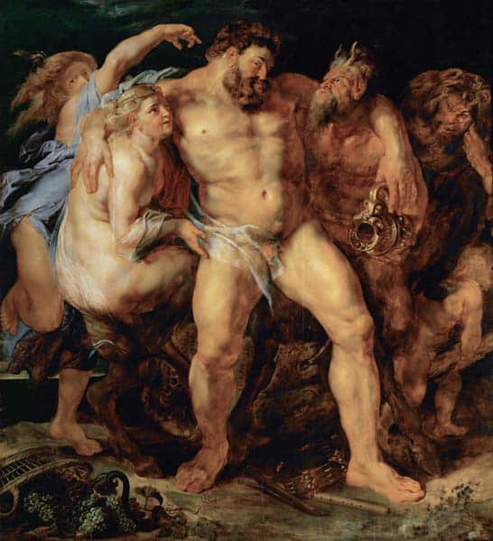 Der betrunkene Herkules – Peter Paul Rubens Peter Paul Rubens 70x70