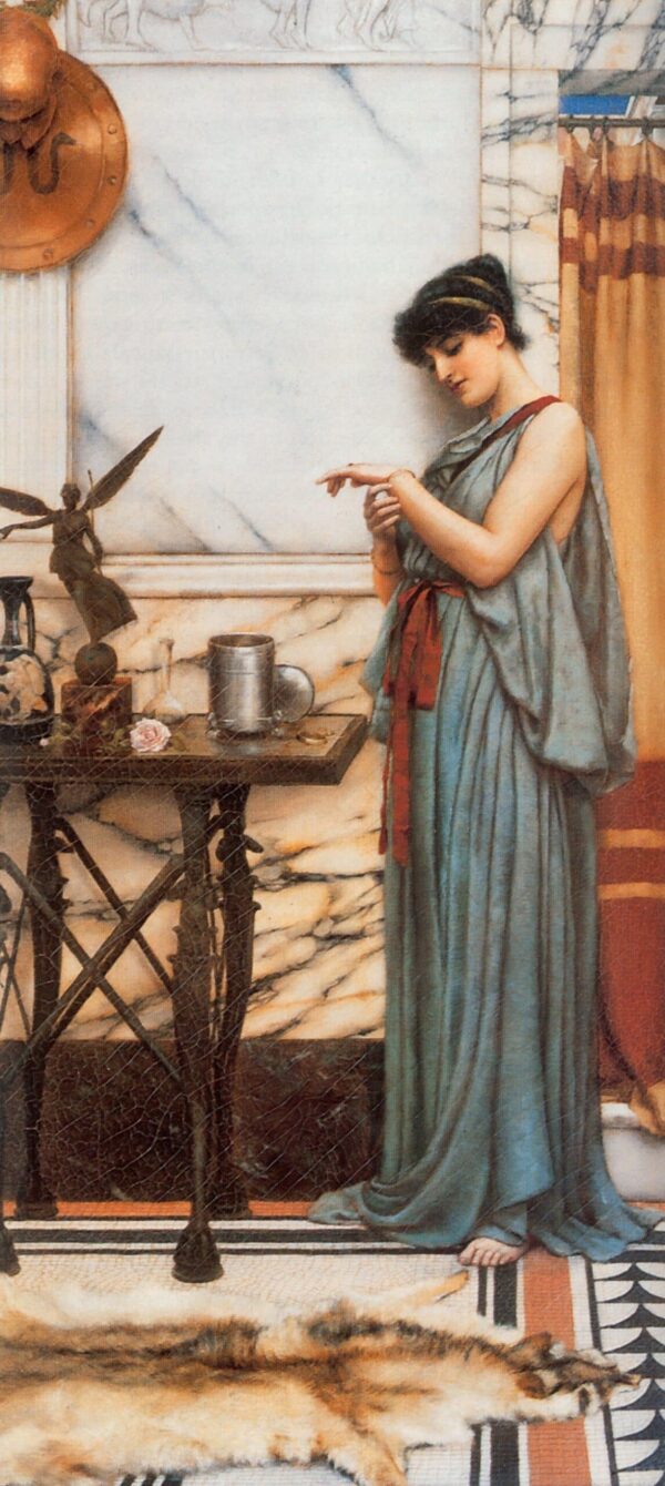 Sein Geburtstagsgeschenk – John William Godward John William Godward 70x160