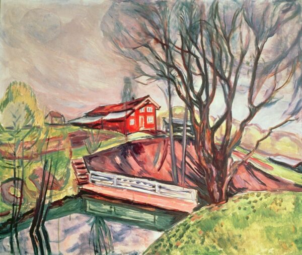 Das rote Haus – Edvard Munch Edvard Munch 85x75