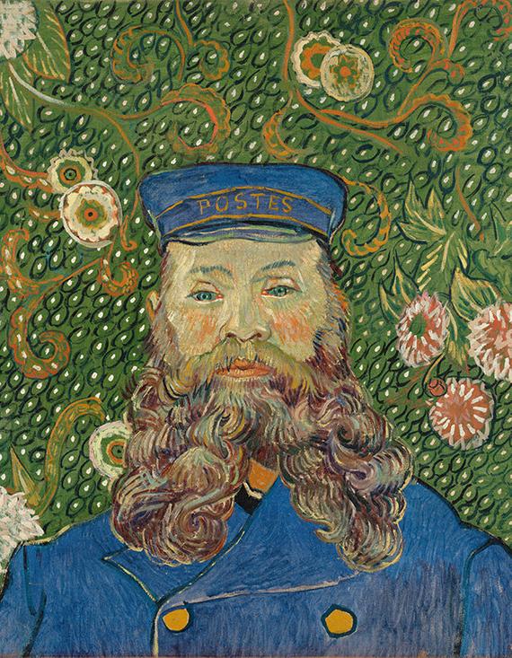 Porträt des Postboten Joseph Roulin – Van Gogh Vincent Van Gogh 70x85