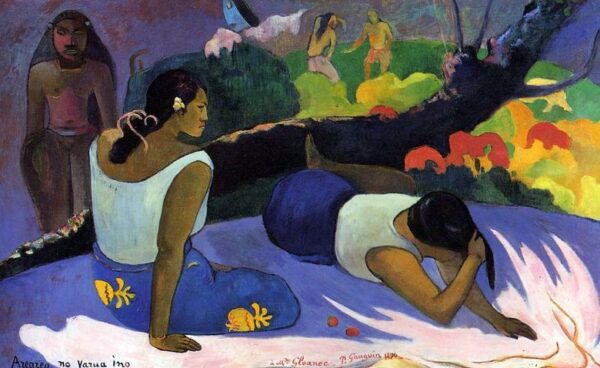 Arearea der bösen Geister – Paul Gauguin Paul Gauguin 105x70