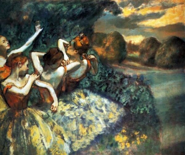 Vier Tänzer – Edgar Degas Edgar Degas 85x75