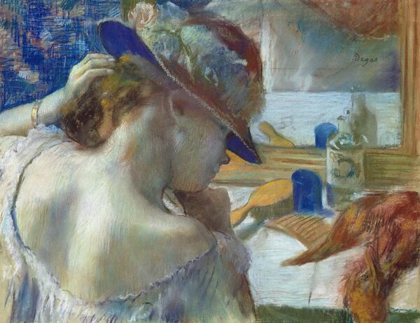 Vor dem Spiegel – Edgar Degas Edgar Degas 85x75