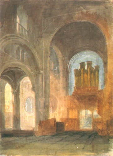 Blick ins Innere der christlichen Kathedrale – William Turner J.M.W. Turner 70x105