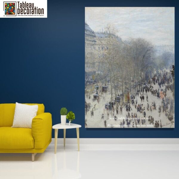 Boulevard des Capucines – Gemälde von Monet Claude Monet 70x85 2