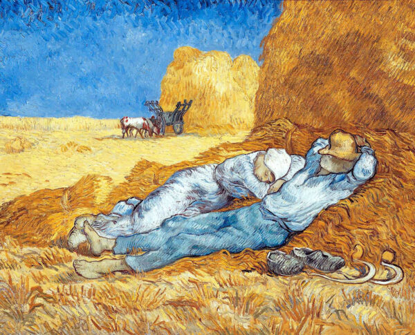 Die Mittagsruhe (das Nickerchen) – Van Gogh Beliebte Bilder 85x75